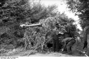 Lipanj 1944. godine, maskirani Panzer IV (Tiger 1) kod gradića Villers-Bocage 