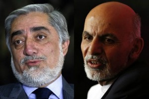 Abdullah Abdullah (lijevo) i Ashraf Ghani (desno) 
