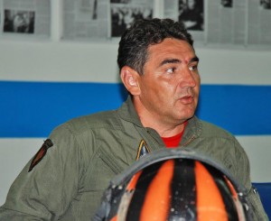 Pukovnik Stanko Hrženjak, pilot aviona MiG-21, oznake 121