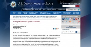 Objava američkog Ministarstva vanjskih poslova s listom na kojoj je navedena i RH