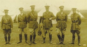 Časnici britanskog topništva u Prvom svjetskome ratu