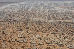 Izbjeglički logor Zaatari u Jordanu, srpanj 2013. godine