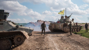 Kurdski oklop na bojištu protiv Islamske države na sjeveru Sirije