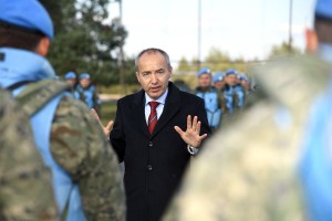 Ministar obrane nedavno je posjetio Inženjerijsku satniju deklariranu za UN