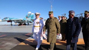 Flotna diplomacija: libijski general Khalifa Haftar na Kuznjecovu 