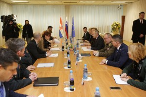 Hrvatska i slovenska obrambena delegacija - puno tema za razgovor