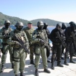 Bojna za specijalna djelovanja (BSD) nakon pokazne vježbe na Kovčanju, 15. ožujka 2012. godine