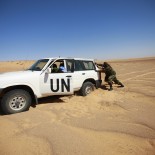 Pripadnici UN misije MINURSO u Oum Dreygi, Zapadna Sahara