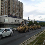 Light Dragoons na ulicama Sarajeva
