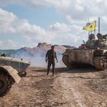 Kurdski oklop na bojištu protiv Islamske države na sjeveru Sirije