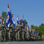 Uvježbavanje pješačkih postroja za mimohod